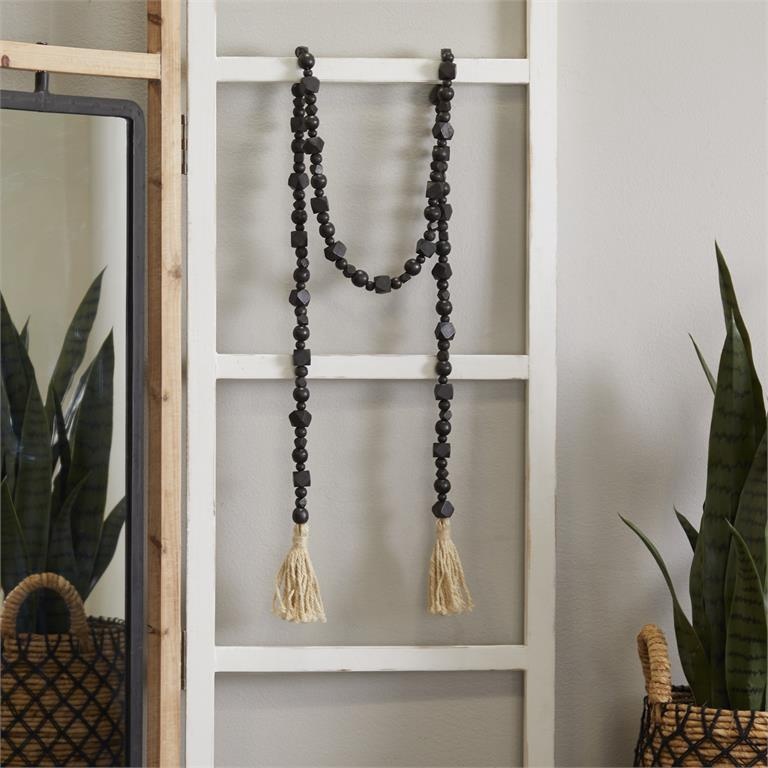 80 cm wood beads garland with