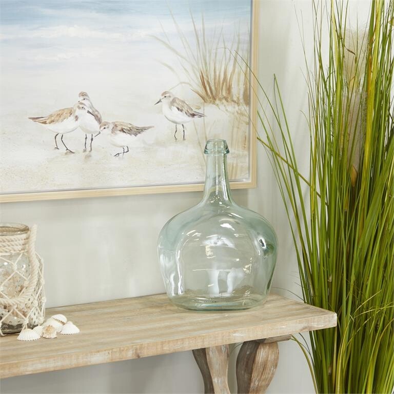 CLEAR RECYCLED GLASS SPANISH BOTTLE