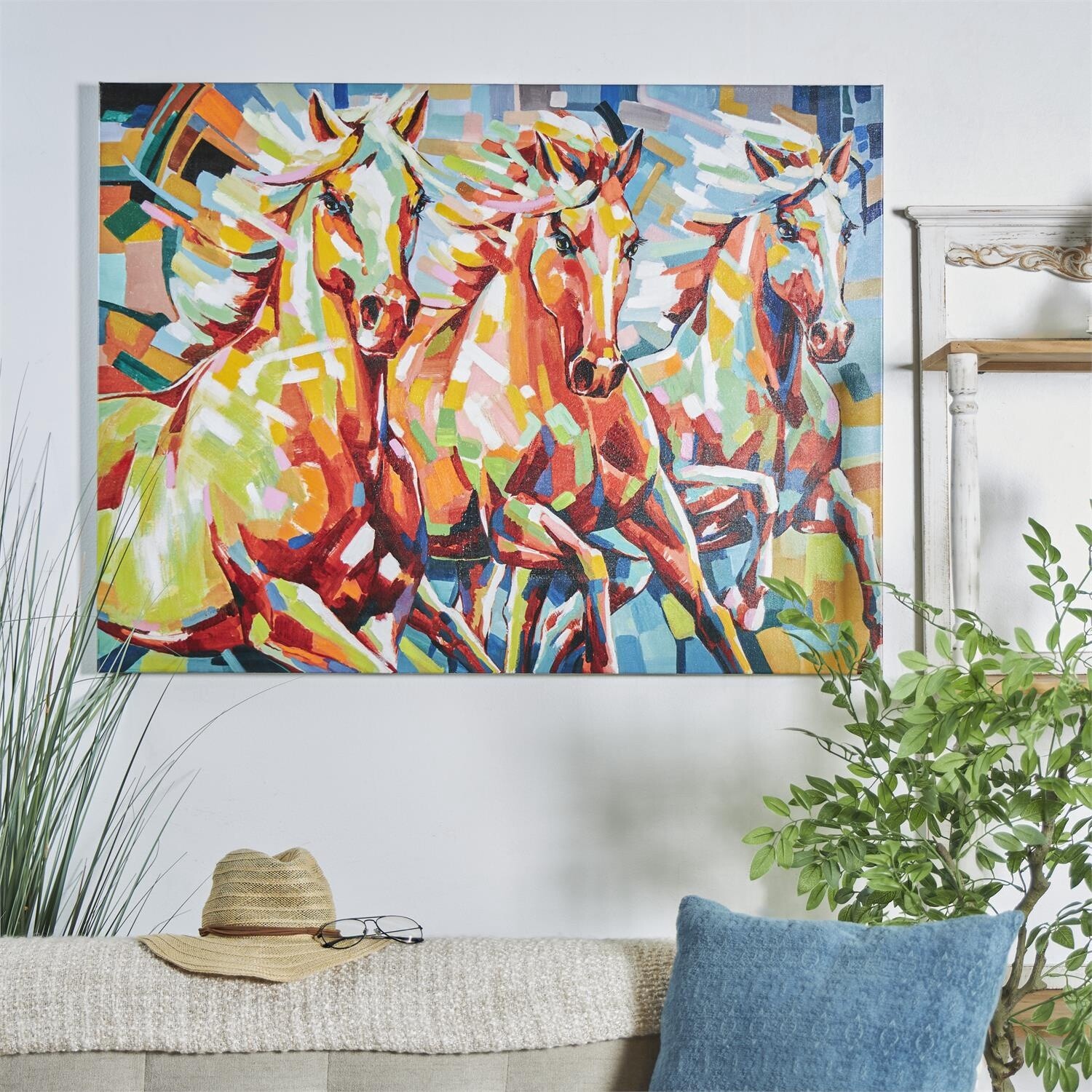 ABSTRACT HORSE WALL ART