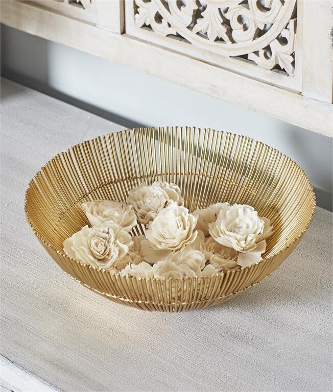 WHITE SOLA VASE FILLER