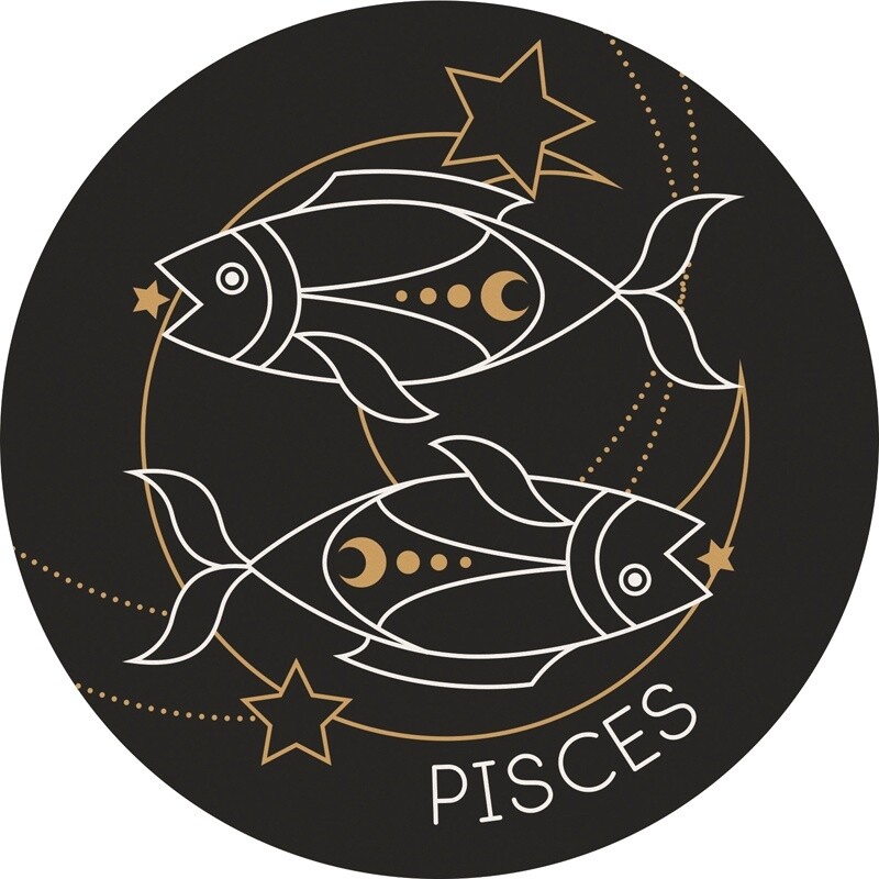 CAR COASTER PISCES
