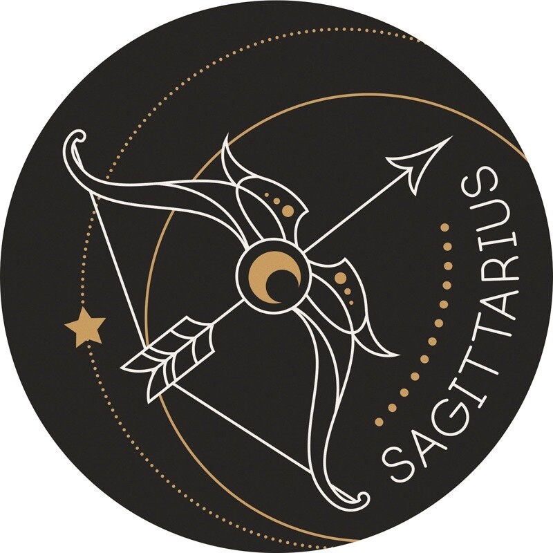 CAR COASTER SAGITTARIUS