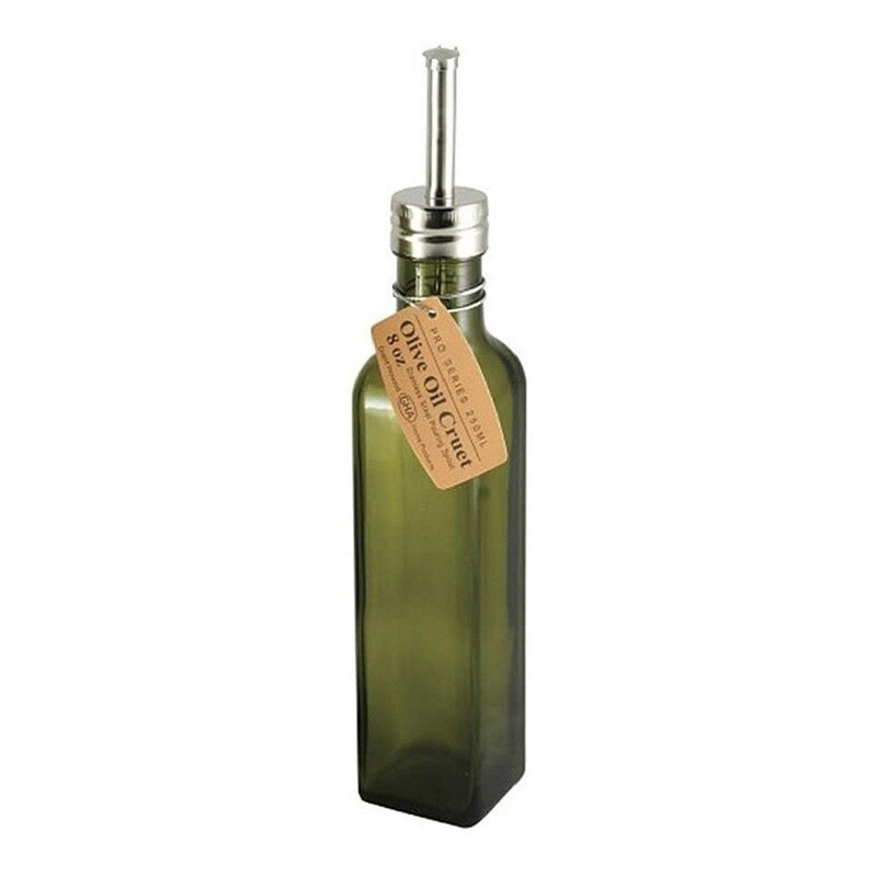 OLIVE OIL SQUARE CRUET PRO SERIES 8 oz.