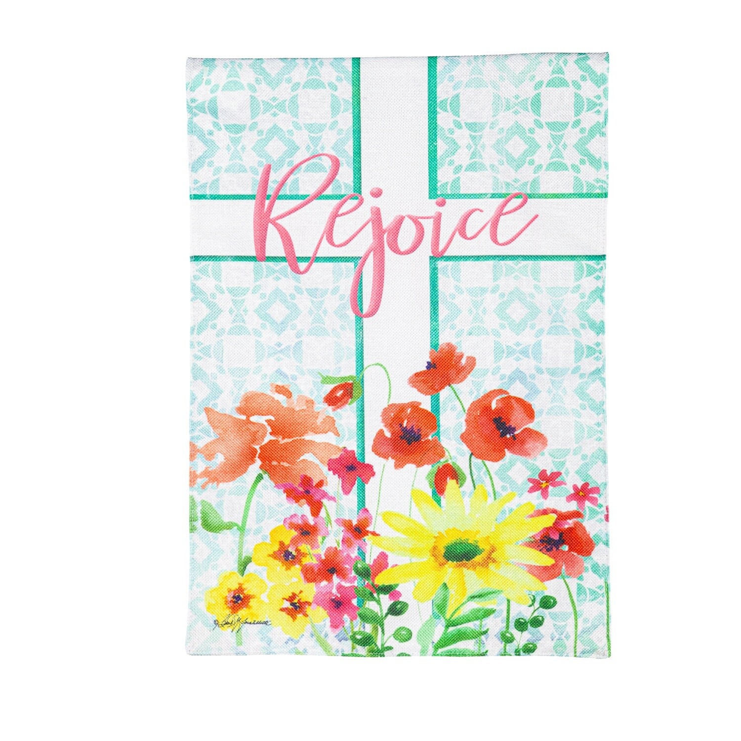 REJOICE GARDEN FLAG