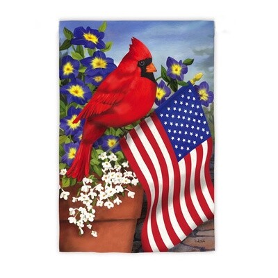 CARDINAL GLORY GARDEN FLAG