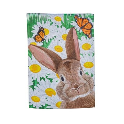HELLO BUNNY GARDEN FLAG