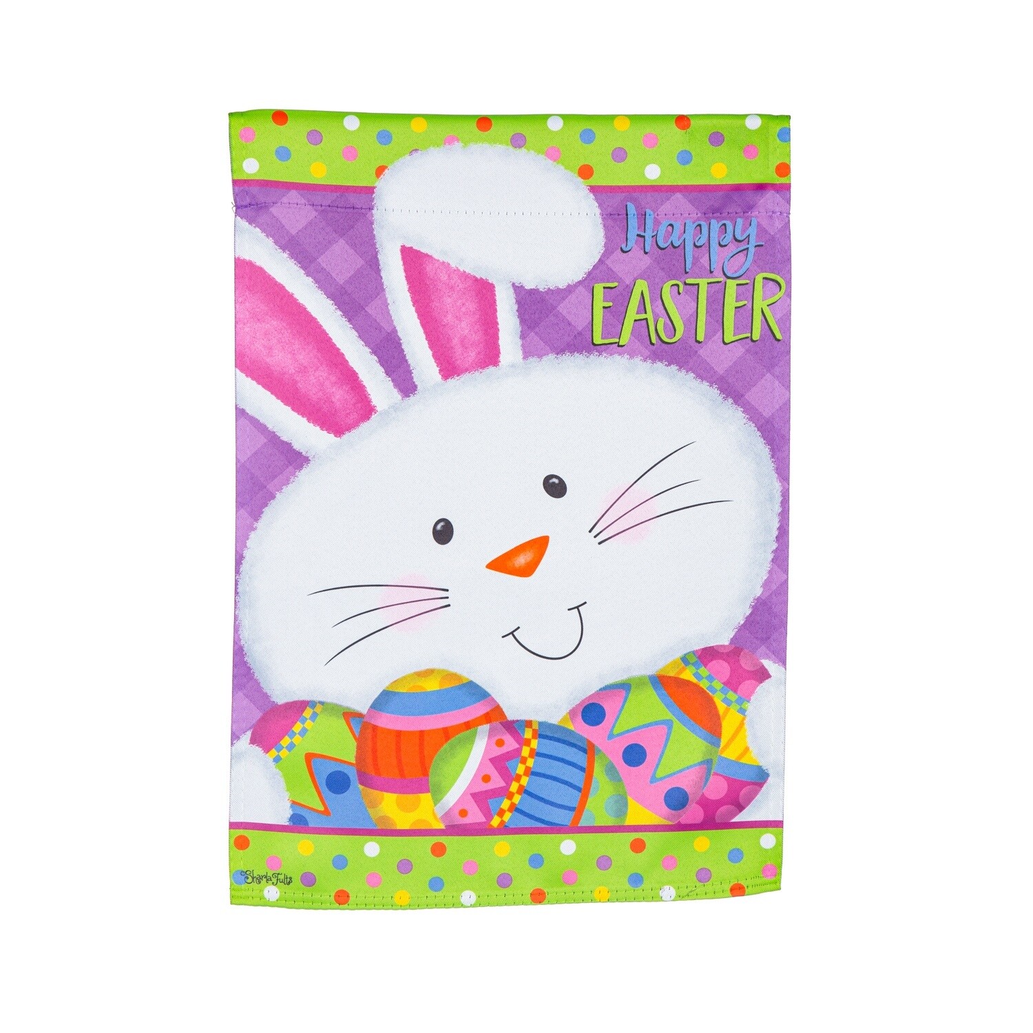 EASTER BUNNY GARDEN FLAG