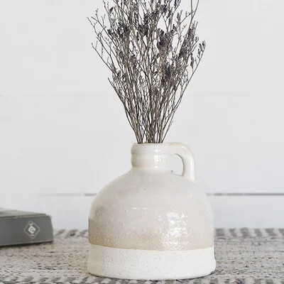 TWO TONE CERAMIC VASE