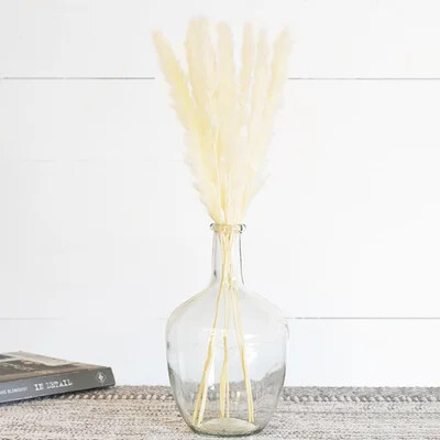 10.25&quot; GLASS VASE