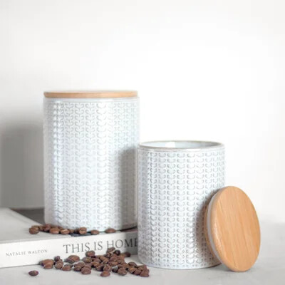 SET OF 2 LOFT STYLE CANISTERS