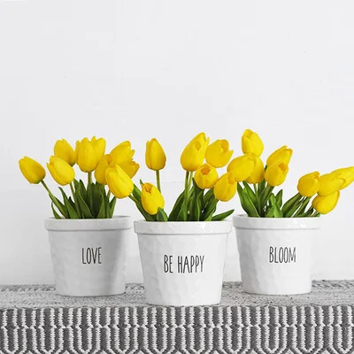 ASST &quot;WORD&quot; PLANTER POTS