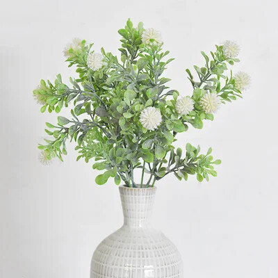 15&quot; SM. WHITE FLOWER BUNCH