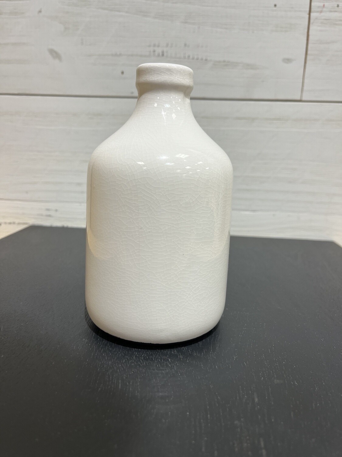 6&quot; WHITE BOTTLE VASE