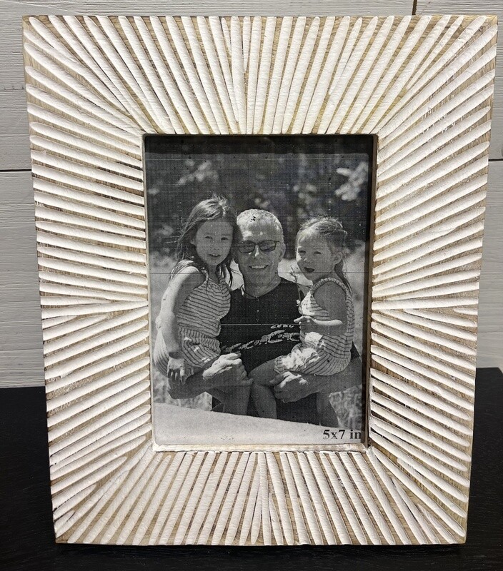 5&quot;X7&quot; SUNBURST WOOD FRAME