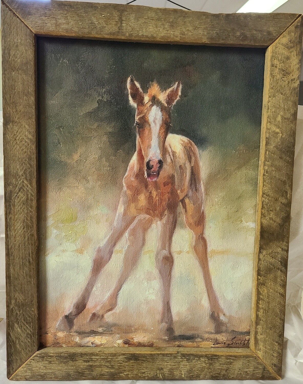 FIRST STEP WOOD FRAMED PICTURE