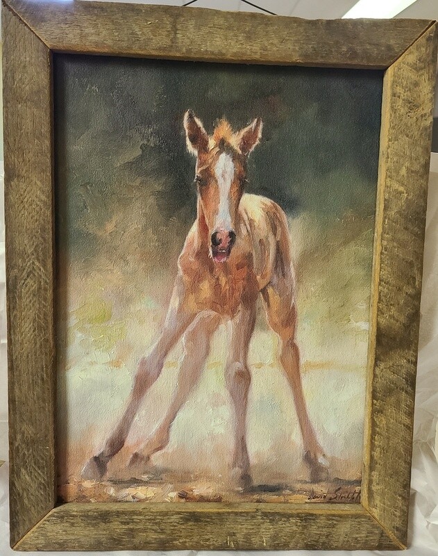 FIRST STEP WOOD FRAMED PICTURE