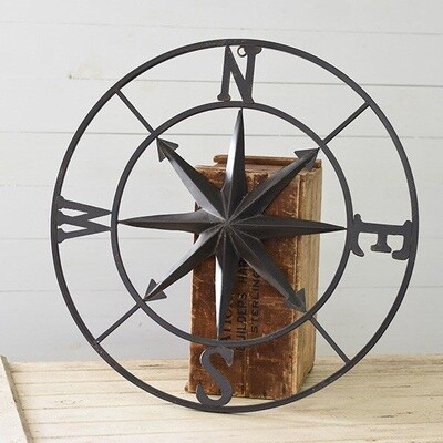 30&quot; OLD BLACK COMPASS