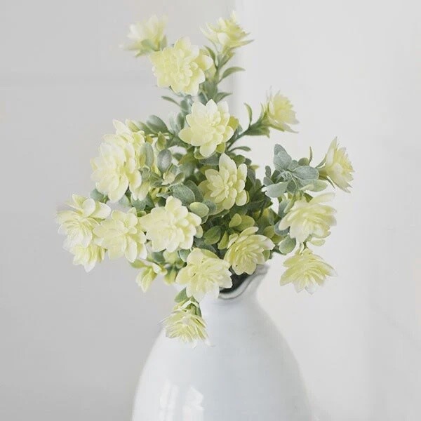 CREAM GREEN FLORAL BUNCH