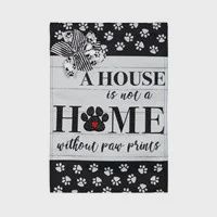 PAW PRINTS GARDEN FLAG
