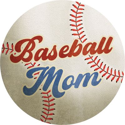BASEBALL MOM CAR COASTER