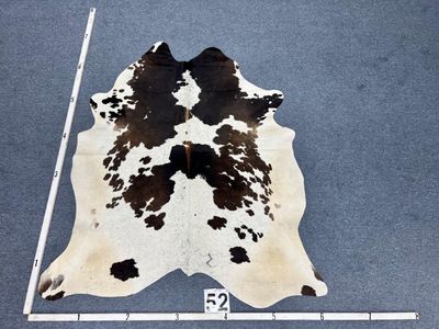 BROWN WHITE SP52 COWHIDE