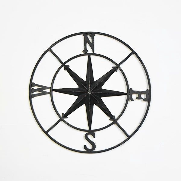 18&quot; OLD BLACK COMPASS