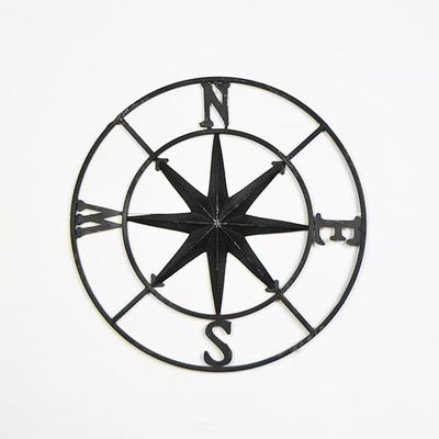 18" OLD BLACK COMPASS