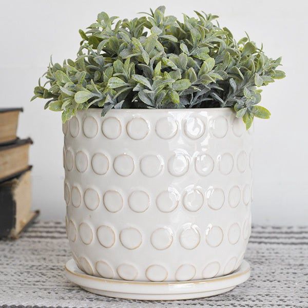 6″ CERAMIC DOT POT
