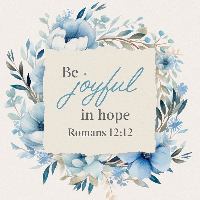 BE JOYFUL SQUARE COASTER