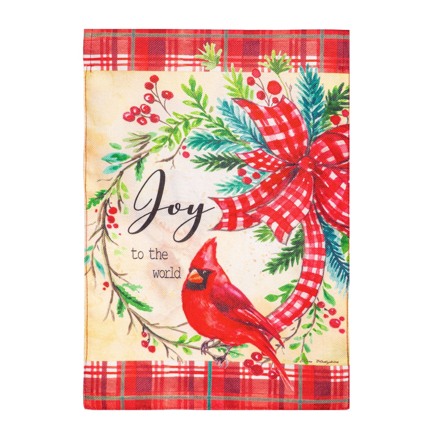 CARDINAL JOY GARDEN FLAG