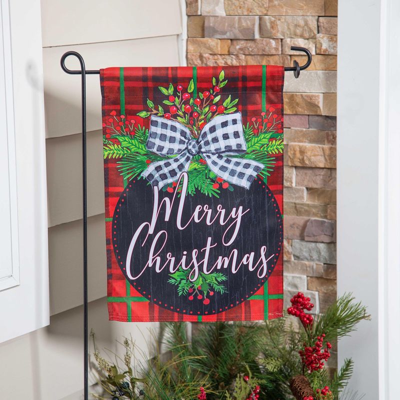 FARMHOUSE ORNAMENT GARDEN FLAG