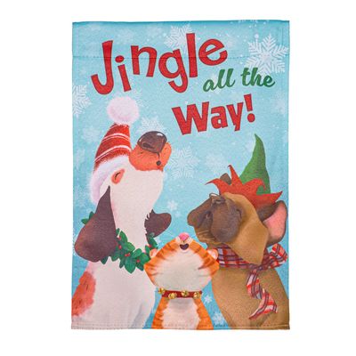 JINGLE ALL THE WAY GARDEN FLAG