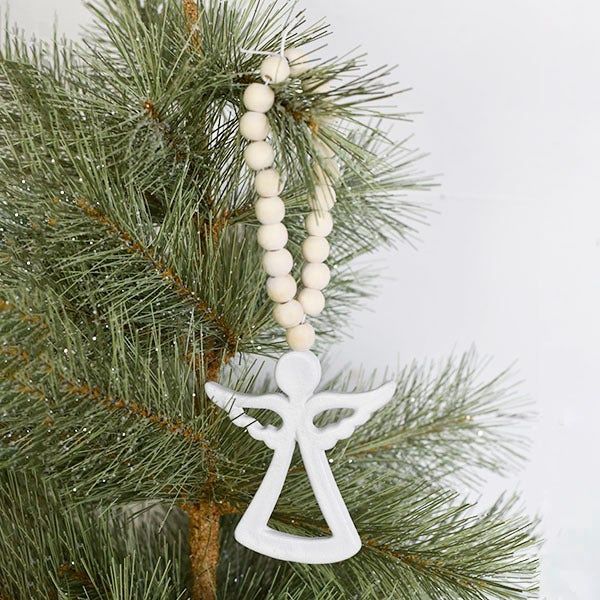 BEADED ANGEL ORNAMENT
