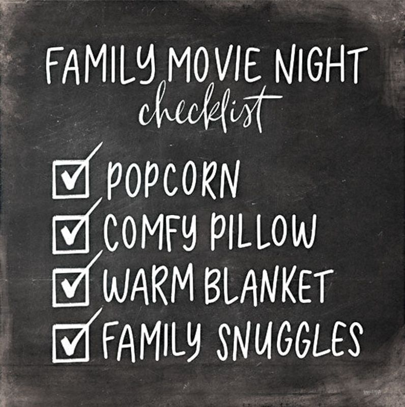 MOVIE NIGHT WALL ART MADE IN USA