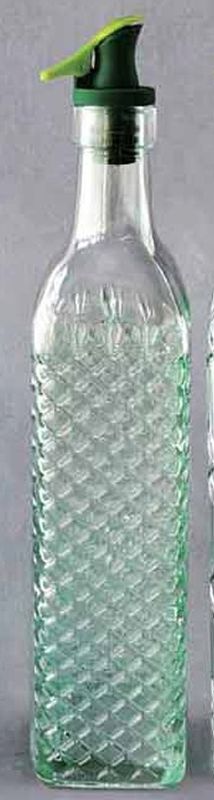 Diamond embossed O&amp;V cruet 16 oz