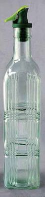 Infinity embossed O&amp;V cruet 16 oz