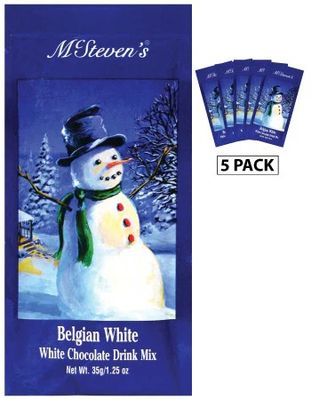 White Christmas Belgian White Hot Chocolate 1.25 oz.