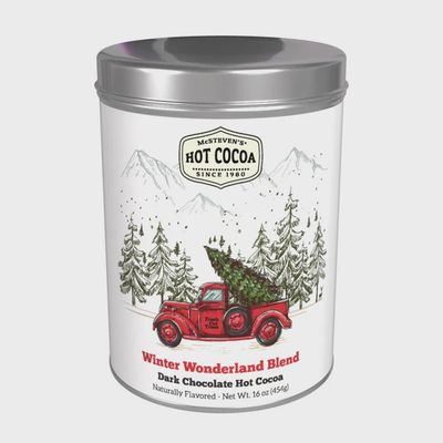 Winter Wonderland Red Truck Dark Chocolate Cocoa