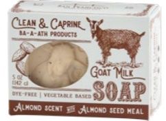 5 OZ GOAT MILK BAR SOAP, FRAGRANCE: ALMOND