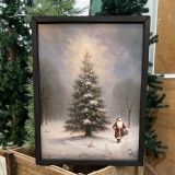 SANTA&#39;S ARRIVAL FRAMED ART