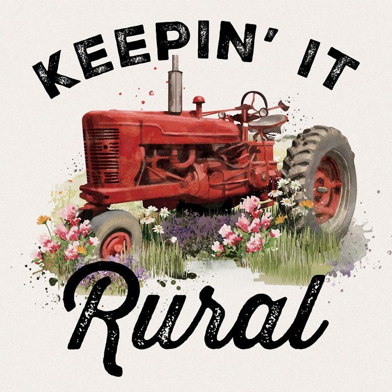 &quot;Rural&quot; Square House Coaster