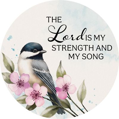 &quot;Lord is my Strength&quot; Car Coaster