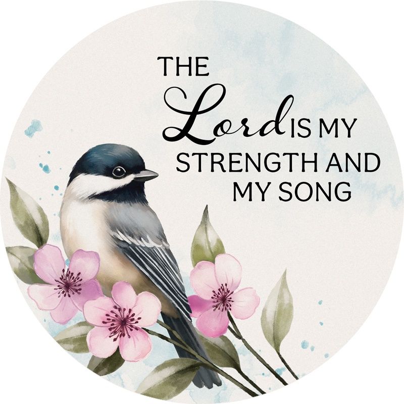 &quot;Lord is my Strength&quot; Car Coaster