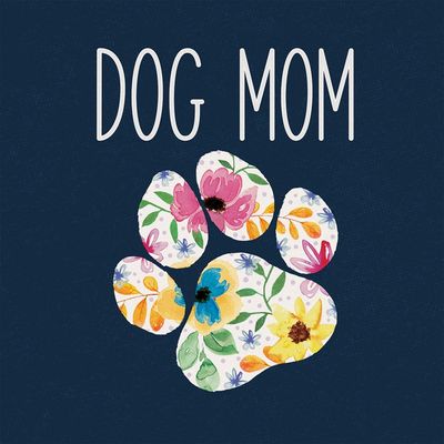 &quot;Dog Mom&quot; Square House Coaster