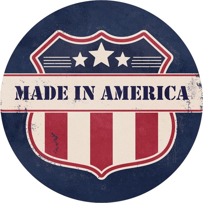 &quot;Made in America&quot; Car Coaster