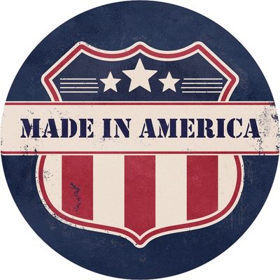 &quot;Made in America&quot; Car Coaster