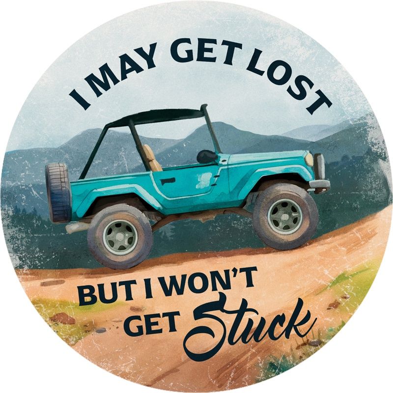 &quot;Won’t get LOST &quot; Car Coaster