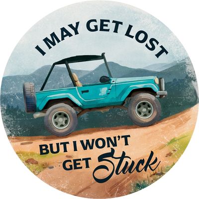 &quot;Won’t get LOST &quot; Car Coaster