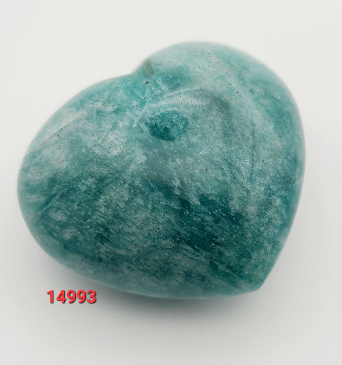 96 GRAM AMAZONITE HEART