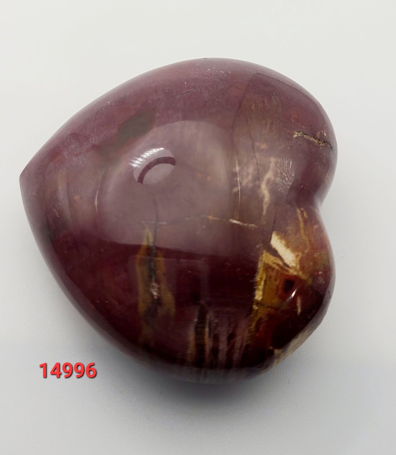92 GRAM PETRIFIED WOOD HEART